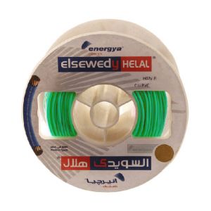 Energya Elsewedy Helal Copper Electrical Flexible Cable, 1 mm², Green